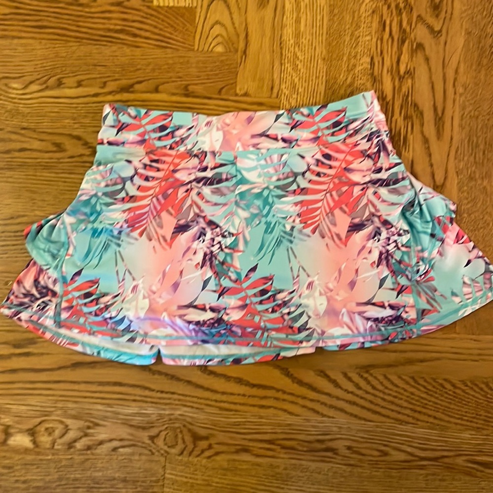 Girls floral tennis skirt